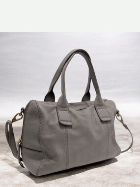FOSSIL Crossbody Hobo Light Grey Bag Size W11’XH9.5’XD4.5’